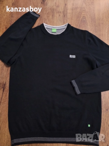 hugo boss green rime fw15 - страхотен мъжки пуловер М, снимка 5 - Пуловери - 52296284