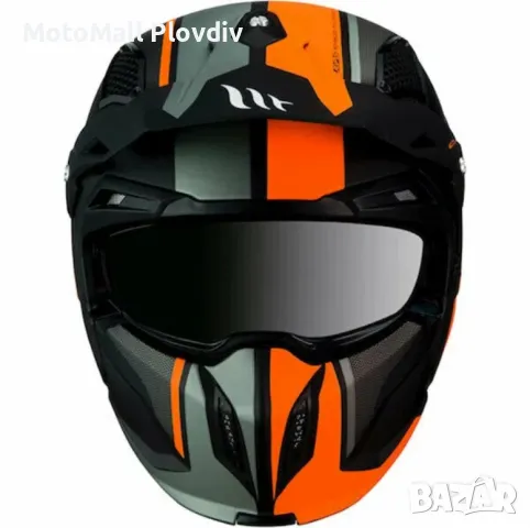 Шок цена! MT Helmets Streetfighter SV Twin М каска шлем за мотор мото, снимка 10 - Аксесоари и консумативи - 49208085