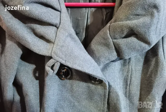 Елегантно младежко палто за пролет- есен от тънка вълна., снимка 3 - Палта, манта - 49830484