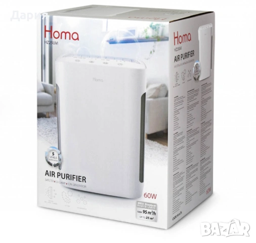 Въздухопречиствател, HOMA , снимка 5 - Овлажнители и пречистватели за въздух - 53053913
