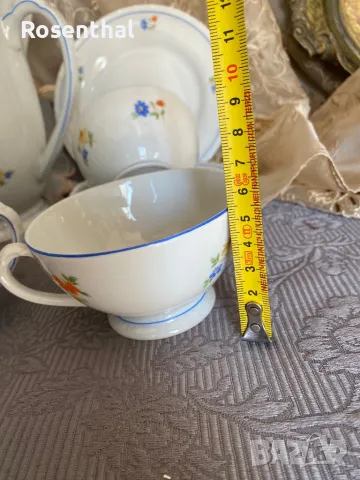 Стар немски сервиз за чай/капучино за двама, снимка 5 - Сервизи - 47333805