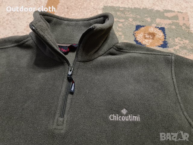 Polartec зелена блуза туризъм лов риболов бушкрафт ски , снимка 2 - Екипировка - 28006360