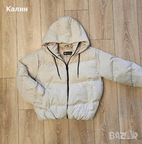 Дамски якета с камъчета и качулка - три цвята - 69 лв., снимка 3 - Якета - 52456138