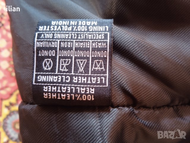 Мъжко кожено яке , снимка 7 - Якета - 41398459