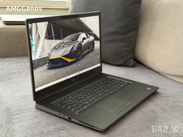 17.3’FHD IPS/RTX A5000 16GB/Dell Precision 7760/i9-11950H/64GB/1TB, снимка 4 - Лаптопи за работа - 52495204
