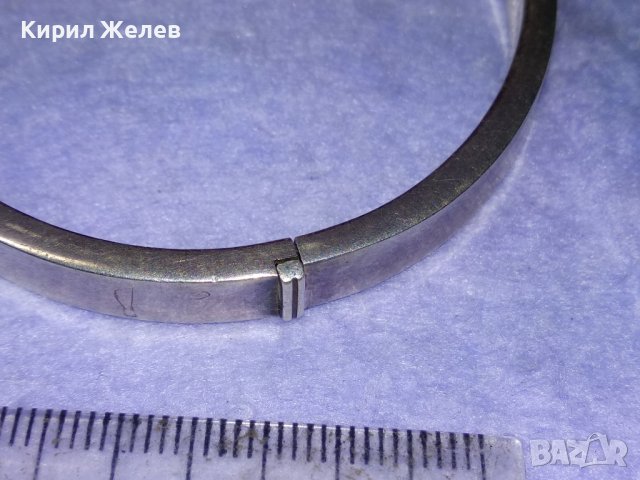 СТИЛНА и КРАСИВА СРЕБЪРНА РЕТРО АРТ ГРИВНА СРЕБРО 925 Стара МАЙСТОРСКА РЪЧНА ИЗРАБОТКА 37153, снимка 12 - Гривни - 42657333