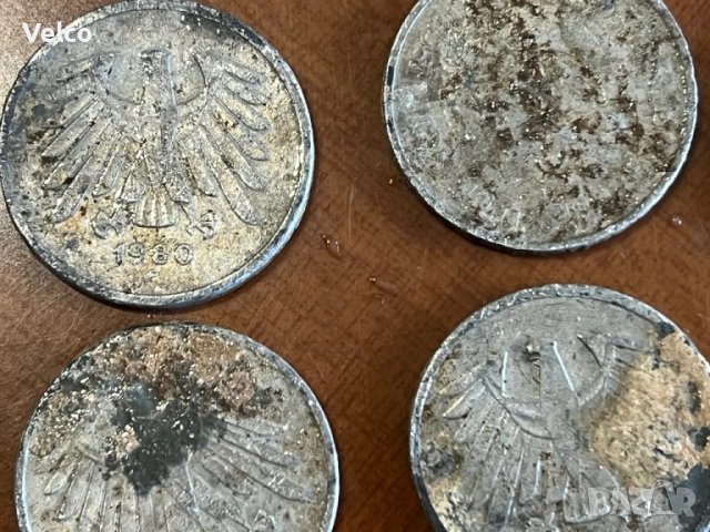 по 5 марки западно германски , снимка 3 - Нумизматика и бонистика - 50840839