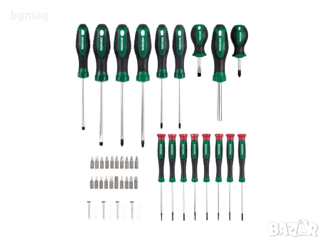 PARKSIDE комплект накрайници и отвертки,37 части, снимка 7 - Отвертки - 52136909