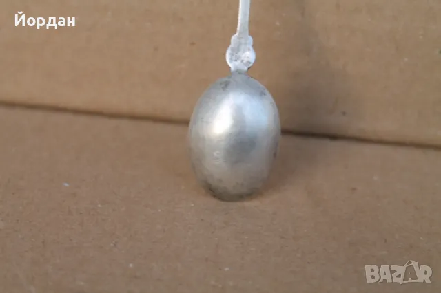 Сребърна лъжичка, снимка 7 - Антикварни и старинни предмети - 47621581