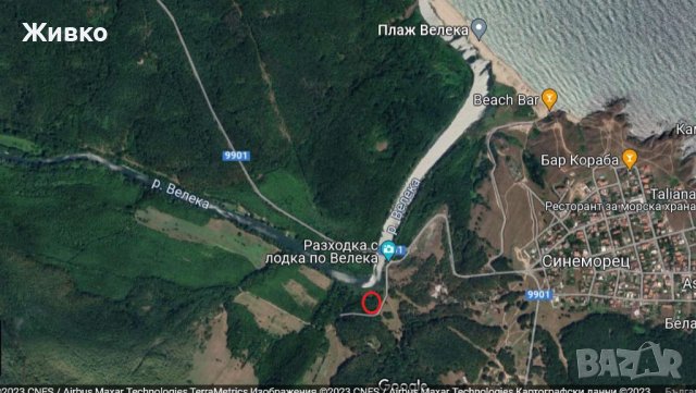 Уникален имот на брега на р.Велека, с.Синеморец, снимка 6 - Парцели - 41970567