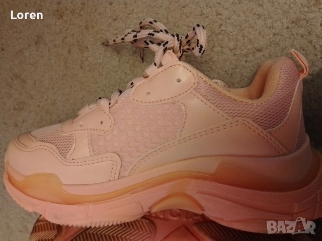 *Balenciaga*Нови!Маратонки цвят пепел от рози, снимка 8 - Маратонки - 52655863