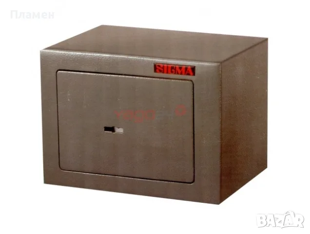 механичен трезор сейф, касa с ключ Sigma външни размери 230х170х170м, снимка 8 - Каси и сейфове - 43840244