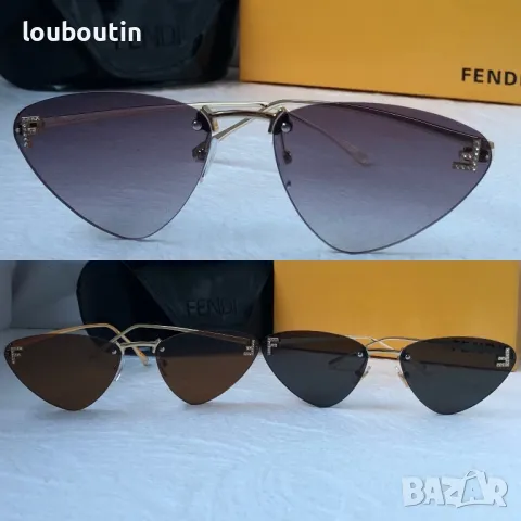 Fendi Дамски слънчеви очила тъиъгълни 3 цвята