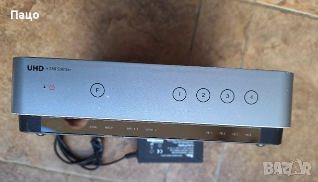 HDMI SPLITTER HVS 5208, снимка 5 - Стойки, 3D очила, аксесоари - 52841429