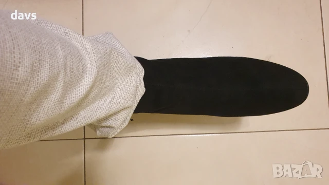 Боти - естествен велур - като нови, снимка 15 - Дамски боти - 50490318