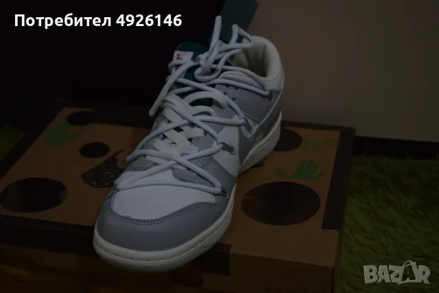 ЧИСТО НОВИ! Nike X Off-White x Off-White Dunk Low sneakers, снимка 2 - Маратонки - 55753844