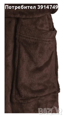 Халат от пухкав, плътен (240 г/кв.м) мек, лек полар, високо качество; мъже/жени, S, M, L, НОВ, снимка 5 - Други - 47701418