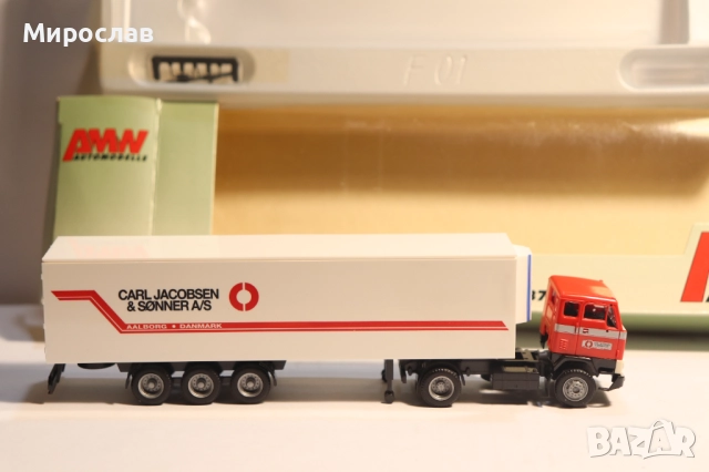 AMW 1:87 H0 VOLVO КАМИОН ТИР МОДЕЛ КОЛИЧКА, снимка 4 - Колекции - 52552929