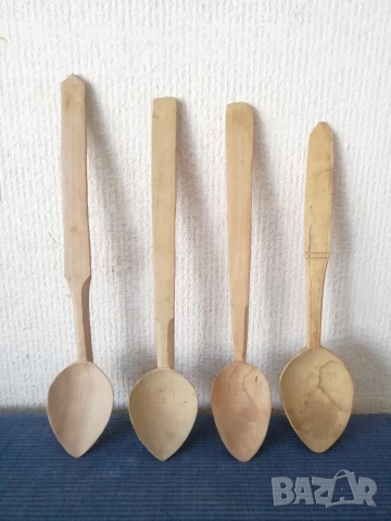 Стари дървени лъжици и лопатки изработени ръчно., снимка 15 - Антикварни и старинни предмети - 40489898