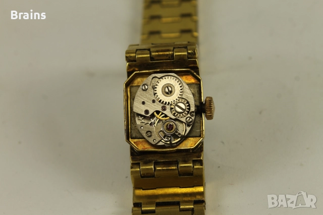 1960's GUB Glashutte Немски Дамски Часовник Дебела Позлата, снимка 10 - Дамски - 51822178