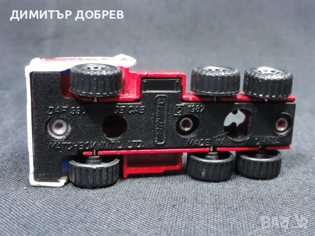 СТАРА РЕТРО МЕТАЛНА КОЛИЧКА DAF 3300 MATCHBOX CHINA, снимка 6 - Колекции - 53424221