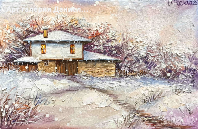 Снежна картина - Студен следобед в топъл сън