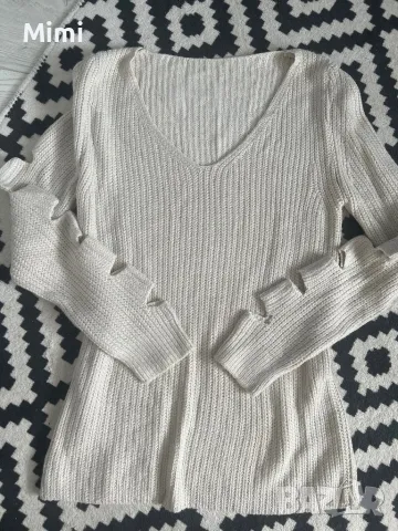 Дамски пуловер/блуза S/M, снимка 5 - Блузи с дълъг ръкав и пуловери - 48538249