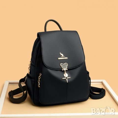 Дамска раница Sabrina Black, снимка 7 - Раници - 41479199