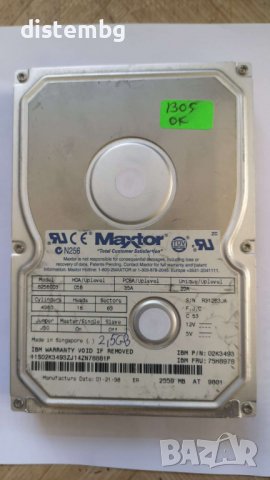 Твърд Диск IDE IBM 6.4 GB, снимка 1 - Твърди дискове - 39907433
