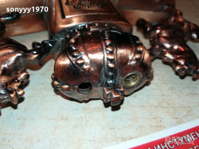 МЕТАЛНА ЗАПАЛКА С КОНЕ-ВНОС ФРАНЦИЯ 0402221247, снимка 15 - Колекции - 35669537