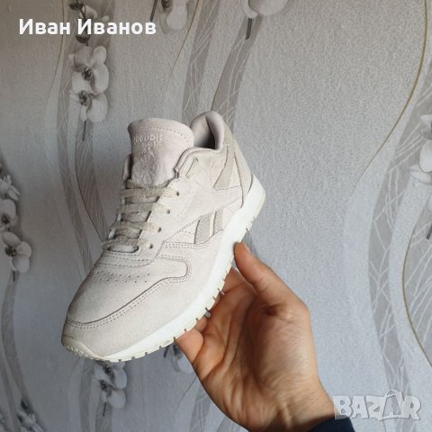 маратонки  Reebok Classic Leather Shimmer  номер 35, снимка 2 - Детски маратонки - 40232019