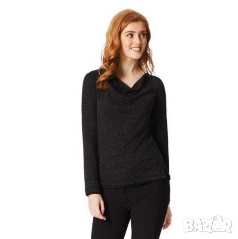 Дамска блуза Regatta Frayda Black с дълъг ръкав, снимка 1 - Блузи с дълъг ръкав и пуловери - 35723423
