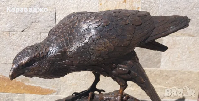 Бронзов Морски Орел, снимка 5 - Статуетки - 50426459