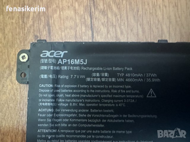 Оригинална Батерия за лаптоп Acer Aspire 3 A315 A314 A114 ES1-533 ES1-571 ES1-731 ES1-523, снимка 2 - Части за лаптопи - 42024537