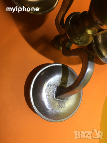 Старинен Френски Свещник Оргинален, снимка 8 - Антикварни и старинни предмети - 36225187