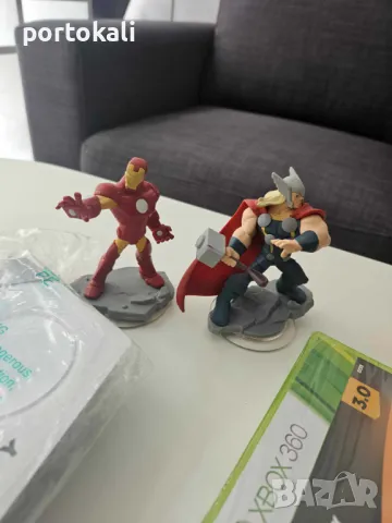 XBOX 360 Disney Infinity комплект 2 игри фигурки портал, снимка 3 - Игри за Xbox - 49587848
