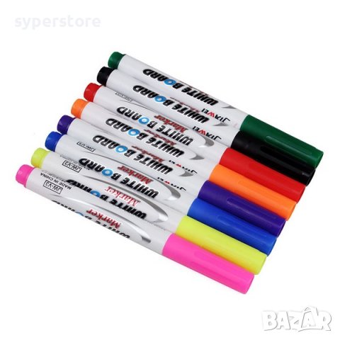 Маркери за бяла дъска 8цвята Digital One SP00681 G-801 touch fighting white board marker