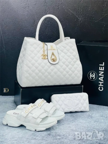 чехли на платформа chanel , снимка 12 - Чехли - 50999987