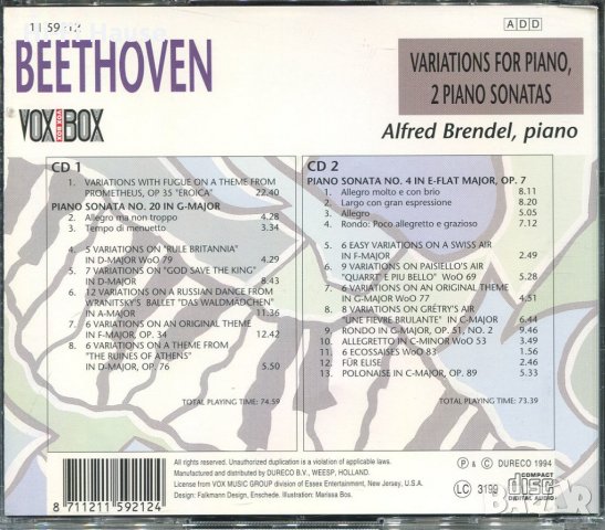 Beethoven - Alfred Brendel, снимка 2 - CD дискове - 34577324