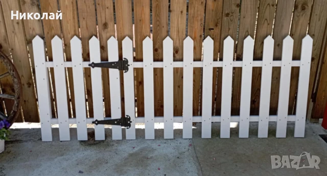 Дървена оградка за детска градина ясла , оградни пана за двор градина , детски кът, снимка 2 - Огради и мрежи - 50911127