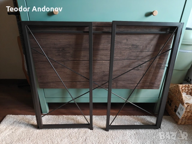 Сгъваемо бюро 90x45x74, снимка 5 - Бюра - 53499590