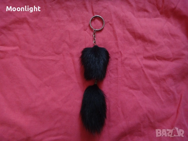 Ретро ключодържател/аксесоар/висулка от естествен косъм, снимка 7 - Антикварни и старинни предмети - 53123261