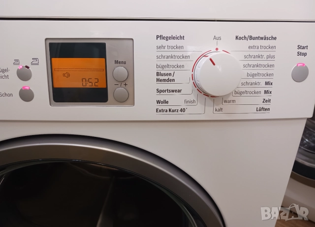 Кондензна сушилня с термопомпа BOSCH EcoLogixx 7, снимка 4 - Сушилни - 51986418