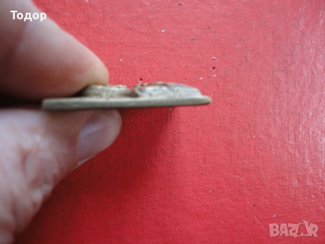 Стара малка бронзова икона 1, снимка 5 - Антикварни и старинни предмети - 53300878