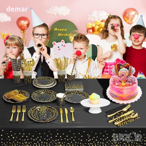 Комплект за парти AIPartywar, 226 части - 25 гости, снимка 5 - Други - 42284815