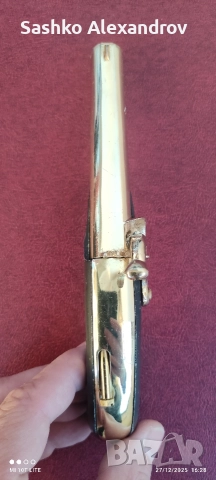 Бензинова запалка пистолет тип Derringer - винтидж , снимка 6 - Други ценни предмети - 52958391