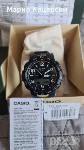Casio Pro Trek prt-b50-1er нов с 2г гаранция , снимка 3 - Други спортове - 53856080