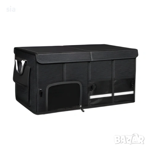 Кожен органайзер за кола топ чанта с капак, снимка 4 - Аксесоари и консумативи - 53869414