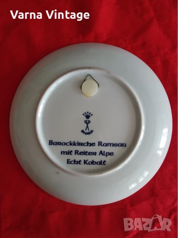 Колекционерска порцеланова чиния КОЛЕДА 1983. Bavaria Wandteller Германия., снимка 2 - Колекции - 50859609