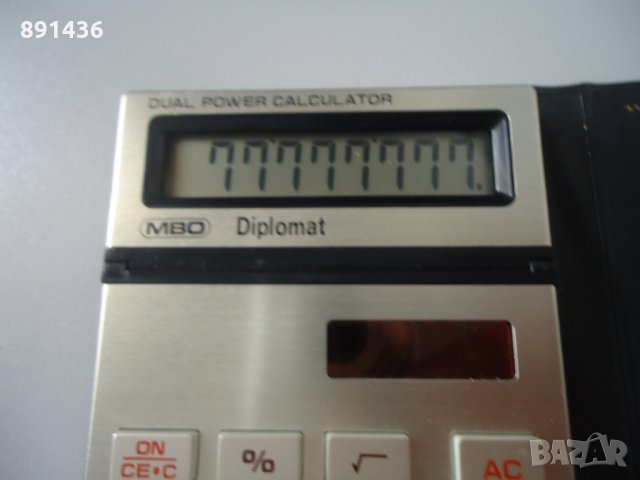 Стар ретро соларен калкулатор , снимка 4 - Колекции - 34323821